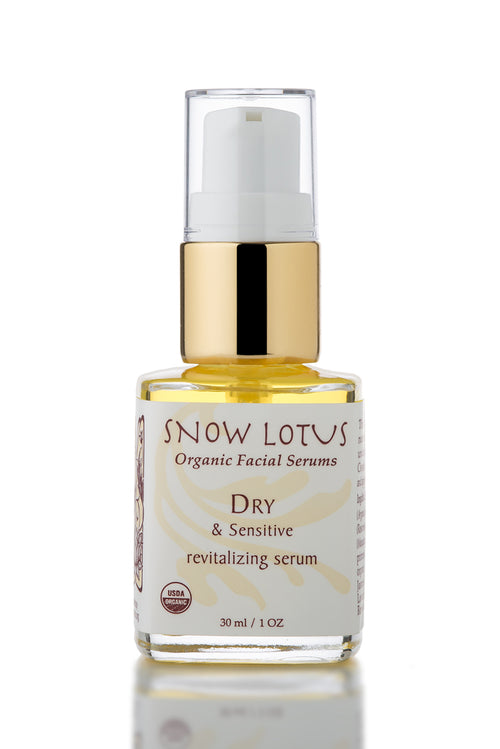 epsilon acupuncture snow lotus dry and sensitive skin facial serum organic