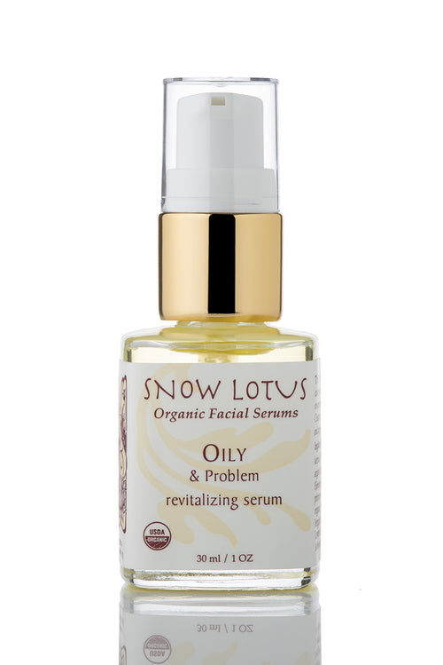epsilon acupuncture snow lotus oily and problem skin facial serum organic