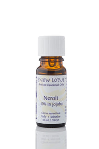 snow lotus organic neroli 10% in jojoba essential oil 10ml