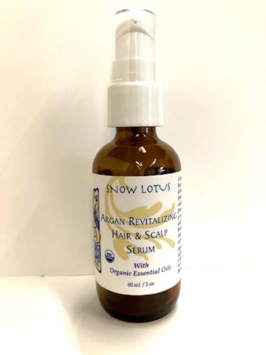 snow lotus argan revitalizing hair and scalp serum 60ml