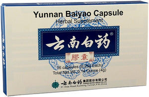 Yunnan Baiyao Capsules (Yunnan Bai Yao Cap with Red Pill)
